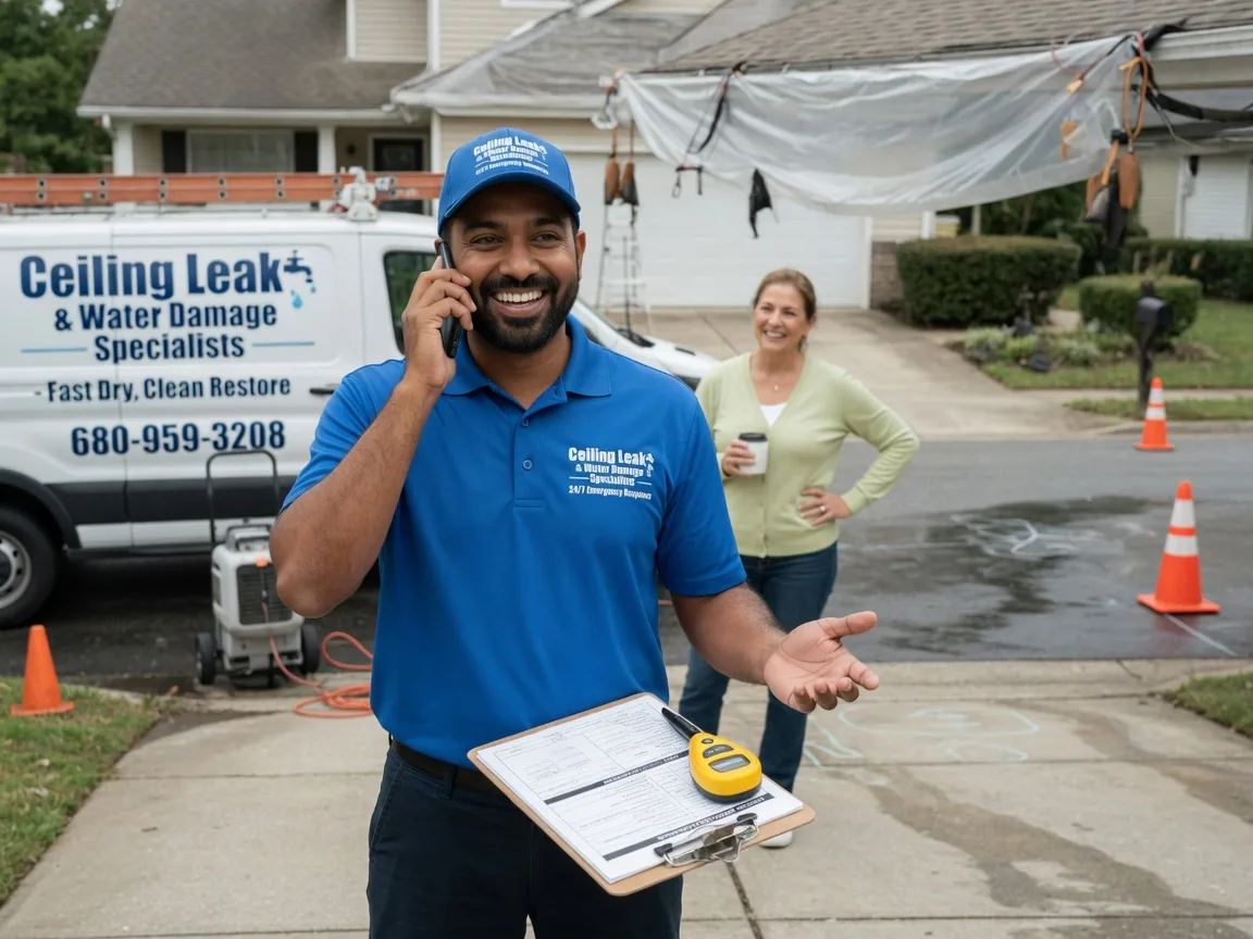 Ceiling Leak Cleanup New Zion, SC FAQs
